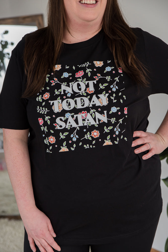 Not Today Satan Graphic Tee