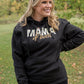 Mama of Both Graphic Hoodie in Black