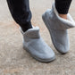 Around the House Slipper Boots in Gray