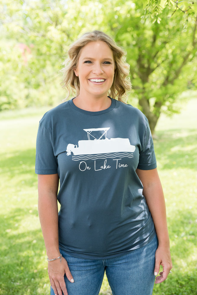 On Lake Time Graphic Tee