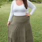 All Around Skirt in Olive