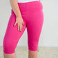 Point of Return Capri Leggings in Pink