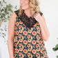 Seeking Sunflowers Lace Tank