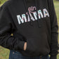 Girl Mama Graphic Hoodie in Black