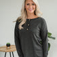 Everlasting Love Top in Charcoal