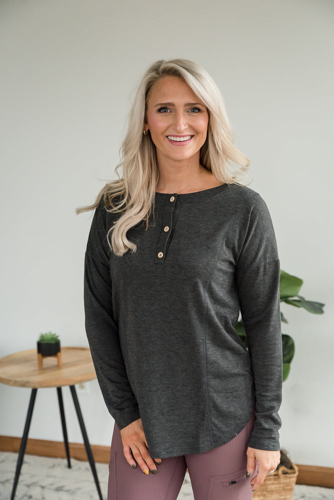 Everlasting Love Top in Charcoal