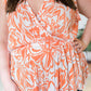 The Orange Swirl Sleeveless Top