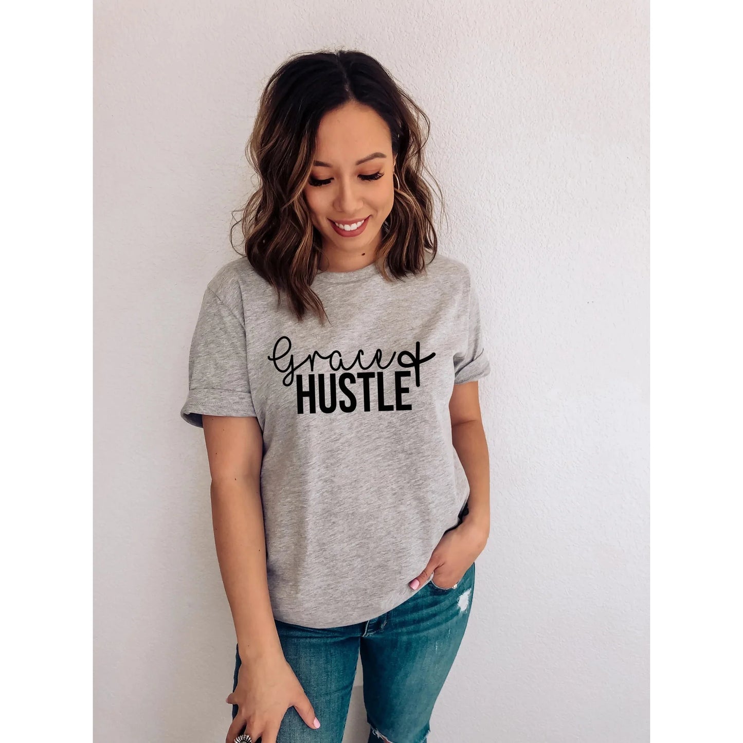 Grace and hustle Graphic tee