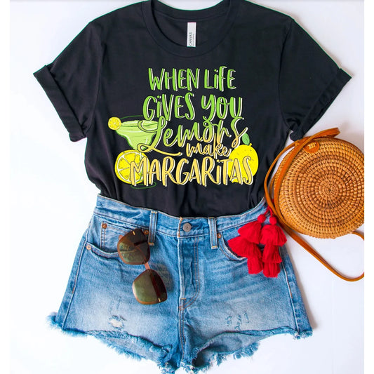 WHEN LIFE GIVES YOU LEMONS MAKE MARGARITAS GRAPHIC TEE