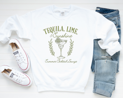 Tequila, Lime, and Sunshine Sweatshirt