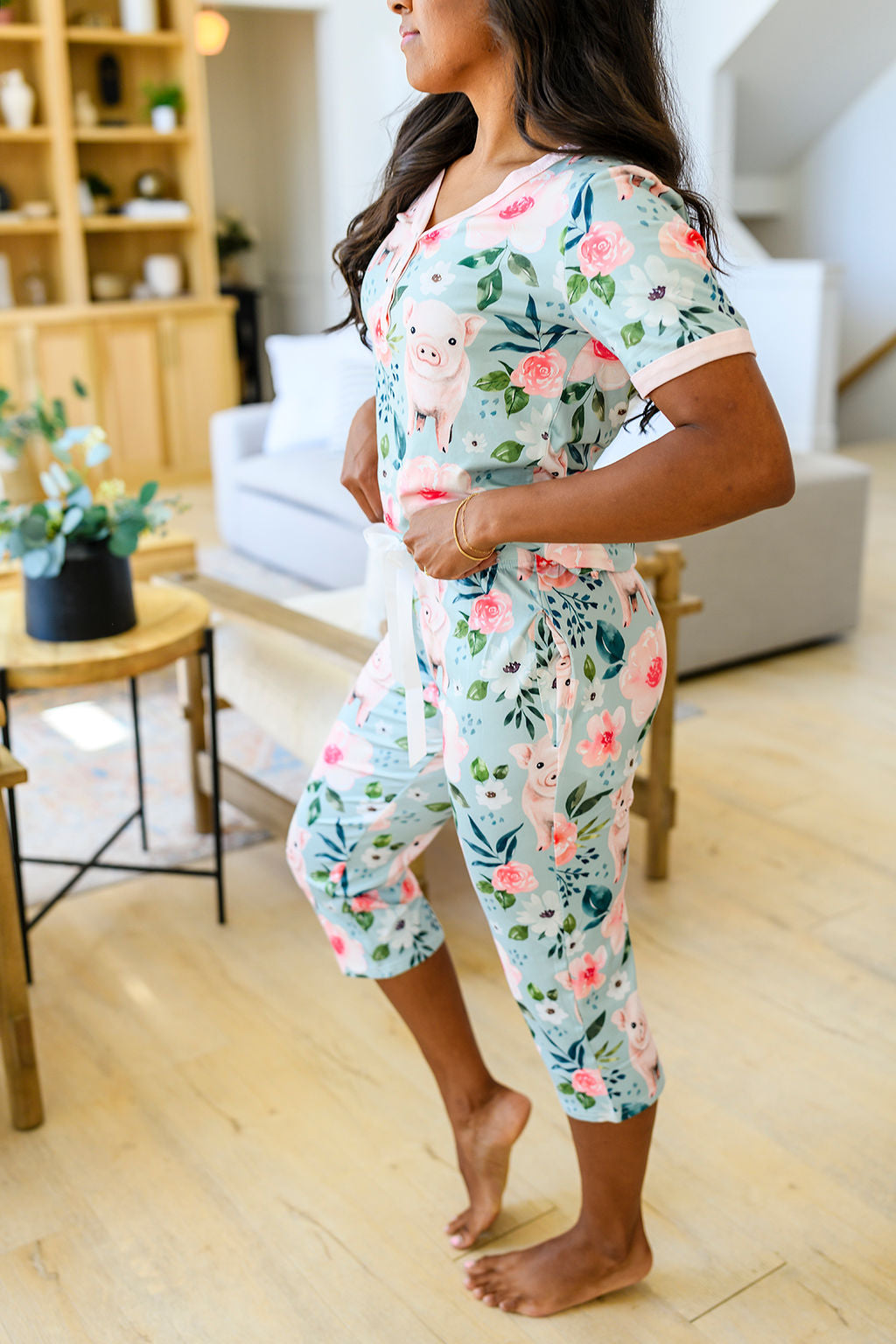 New Capri PJ Set -#2-Piggie