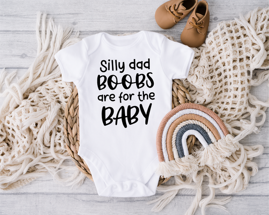 Silly Dad Graphic tee or Onesie