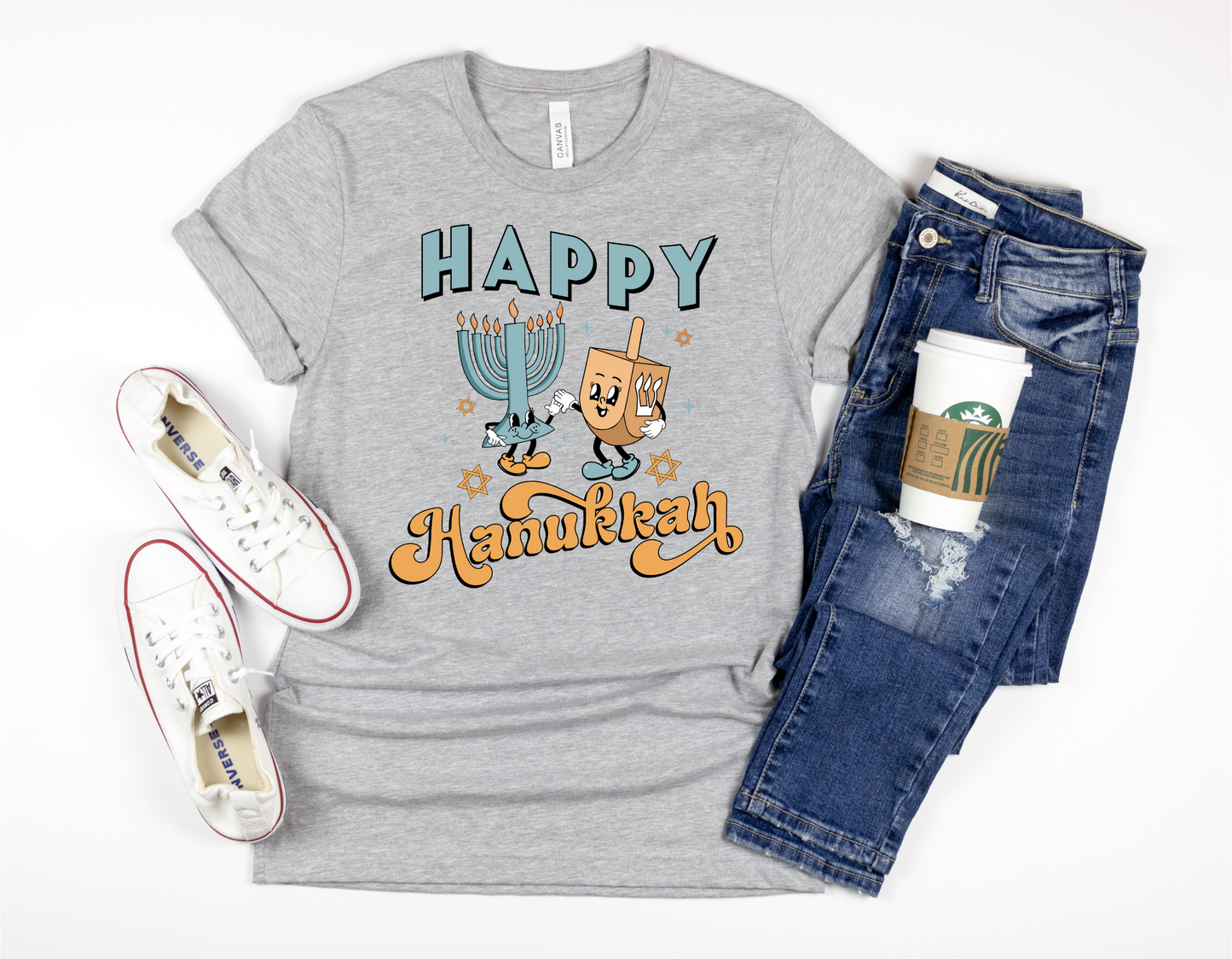 Happy Hanukkah  Graphic Tee/Sweatshirt options