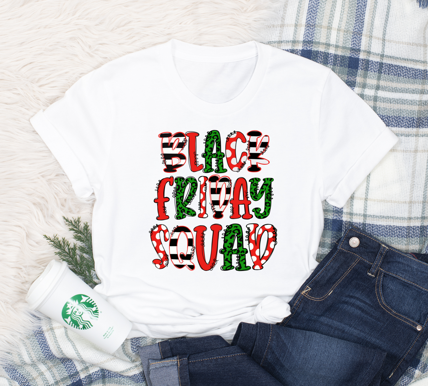 Black friday squad Graphic Tee/Sweatshirt options