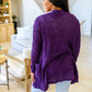 Bonnie Waffle Cardigan With Thumbhole