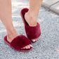 Fuzzy Slipper Sandals