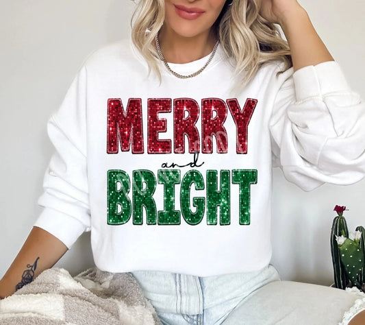 Merry & Bright Sweatshirt.