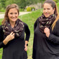 Under My Umbrella Infinity Scarf in Black