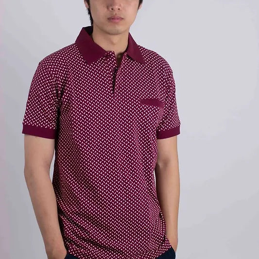 Printed Polo Pique - JUNIOR FIT